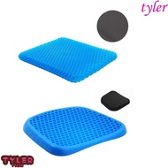 TYLER Honeycomb Gel Cushion, Portable Relief Tailbone Pressure Gel Seat Cushion, Sedentary Foldable Thick with Non-Slip Cover Chair Pad for Long Sitting Office Chair