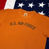 American Retro Ami Khaki Military Air Force T-Shirt - Simple Evergreen Design for Couples