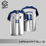 Original 3R Printed Football Sports Daily Jersey Tsubasa Japan Nankatsu Anime 2