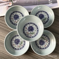 One Yuan Store Blue and White Vinegar Dish Imitation Porcelain Melamine Dish Side dish 1Yuan Store2Yuan Store Supply Who