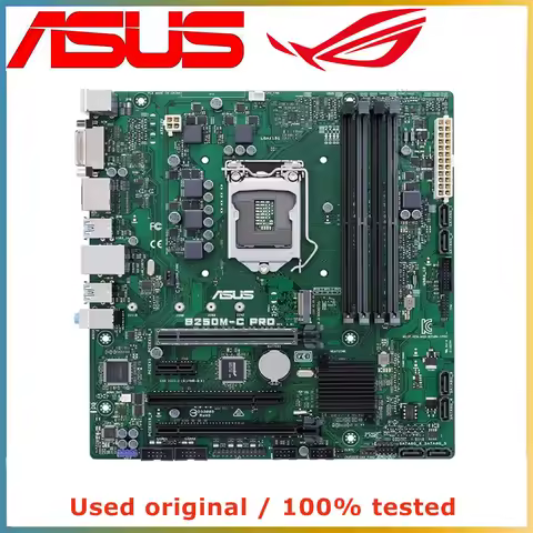 For ASUS PRIME B250M-C PRO LGA 1151 Intel B250 Motherboard micro-ATX support Core i5-6500 i7-7700 CP
