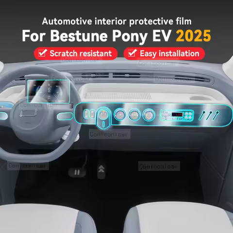 For BESTUNE Pony EV 2025 Car Panel Film Dashboard Protective Sticker Interior Anti-Scratch Film Cove