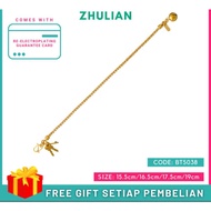 [BT5038] Rantai Tangan RINGKAS ZHULIAN Gold Plated Bracelet Jewellery Emas Saduran Barang Kemas