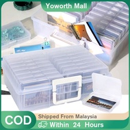 Multifunctional Storage Box For Organizer Containers / 4" X 6" Photo Storage Box With 12 Cases / Car