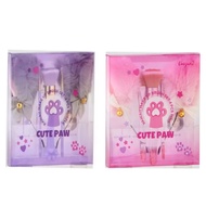💓OFFER My Unique2 Cute Paw Kawaii Make Up Brush Set 4 Pcs Purple | Pink