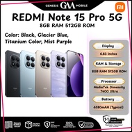 REDMI Note 15 Pro 5G [8GB RAM 512GB ROM] / Note 14 Pro 5G - Original XIAOMI REDMI Malaysia