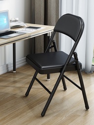 Easy Backrest Folding Chair Economy Chair Household Dining Chair Meeting Work Training Chair Dormito