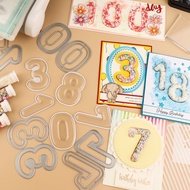 6 PCS/Set Number 0-9 Die & Shaker Set;Shaker Creator;Shaker Blisters;3D Shaker Covers For Shaker Car