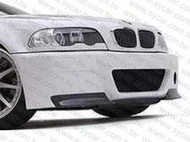 9-05 BMW 3 SeriesE46M3Csl Style Carbon Front bumper splitter