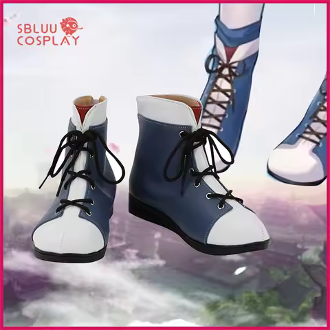 Anime Virtual YouTuber Gawr Gura Cosplay Shoes Custom Made Boots
