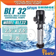 Mytools SHIMGE BLT32 VERTICAL Multi-Stage Centrifugal Pumps | Motor Power 0.37KW to 7.5KW – IE2 Moto