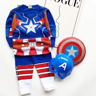 CAPTAIN AMERICA KIDS COSTUME SET CAPTAIN AMERICA KIDS COSTUME SET MASK AND SHIELDADA FOR AGES 1-10 Y