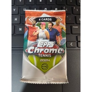 2024 Topps Chrome Tennis Blaster Box - SOLD PER PACK ( ALEX EALA ROOKIE YEAR)