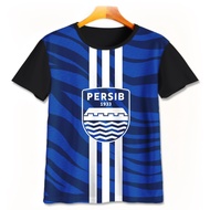 Children's Football T-shirts - Cute 3D Football T-shirts - Persib Bandung Persib-1-designWD Limited 