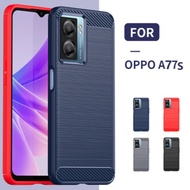 For OPPO A77s A57 A77 4G A56s A57s A57e Case Shockproof TPU Cover for Oppo a57 a77 5g Armor Carbon Fiber Cases