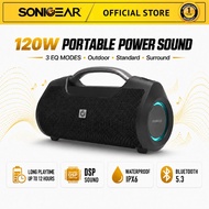 SonicGear StudioBeats HD 120W Portable Bluetooth Speaker with DSP Sound | Waterproof Bluetooth 5.3 O