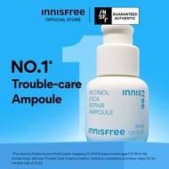 INNISFREE Retinol Cica Repair Ampoule 30ml - Trouble-care, Skin Barrier Fortifying Ampoule For All S
