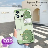 Case Latest Xiaomi Redmi 12C Case Softcase Xiaomi Redmi 12C Latest Cartun Dino Casing Xiaomi Redmi K