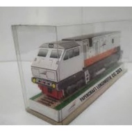 Diy Miniature Papercraft Locomotive CC 203 without base