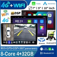 [One Year Warranty]4G SIM Card Octa Core Android Player 2 din Car Radio Wireless Carplay And Android