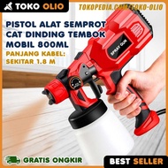 Spray Pistol Alat Semprot Cat Dinding Tembok Mobil Spray Gun Electrick 800Ml