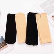 Qstar Comfort Nylon Ankle Socks Stokin Pendek Muslimah Biasa & Jejari Hitam Dan Kulit