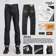 Bespoke project - Sticky Raw denim men's jeans raw denim jeans selvedge denim