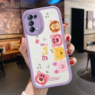 Hontinga Casing Case For OPPO Reno 4F Reno 4 4G Reno 5F Reno 5 Pro 5G Case Cute Cartoon Disney leath