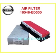 Nissan Air Filter - Nissan Almera N17L Grand Livina L10L Latio C11L Sylphy G11 NV200 - 16546-ED500