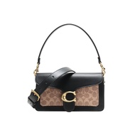 COACH/COACH Ladies Letter Metal Buckle Pattern Stitching Shoulder Handbag