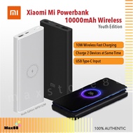 Xiaomi Mijia Powerbank Lite Essential Edition WPB15DZM Dual USB Port + Type-C + Wireless Charging (1