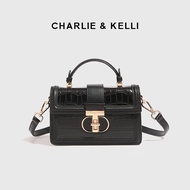 New Black Crocodile Texture Handbag