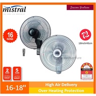 Mistral (16"/18") Wall Fan | MWF16R MWF1882 (Kipas Dinding 风扇 with Remote Control Khind Wall Fan)