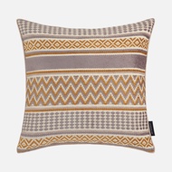 Zig Zag Chenille Cushion Cover 18" - Grey