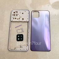 Vỏ Oppo A73 5G nắp lưng khung viền giữa đủ kính cam nút khay sim
