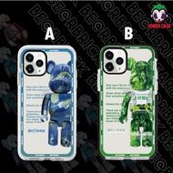 BEARBRICKS SERIES 8  BUMPER CASE Phone Soft Case Cover   12 MINI 11 Pro Max X XS MAX XR SE2 7 8 Plus