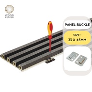 【Ready Stock】10pcs Fluted panel buckle wall panel clip install component part