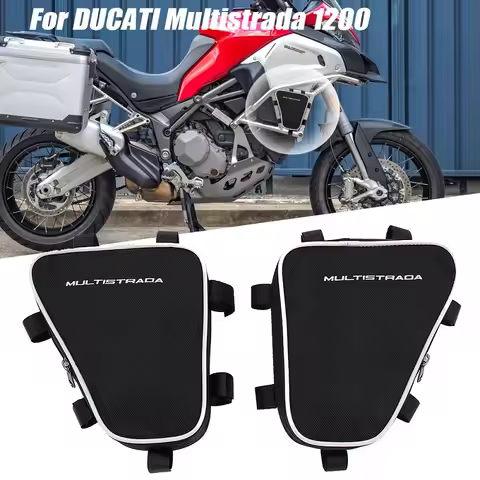 Motorcycle Frame Crash Bars Waterproof Bag Repair Tool Placement Bag For Ducati Multistrada 1200 Mul
