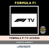 Formula 1 F1 TV Access Premium Account (2 Months Warranty)