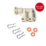 Fluid Connector F-form Compatible With Jura Makers Thermoblock Fully Automatic Coffee Machine Water 
