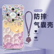 honor x7b casing honor x8b casing Suitable for Huawei honor X9B Phone Case ALI-NX1 Pastoral Flower S