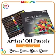 Mungyo Gallery Artists Oil Pastel Fluorescent & Metallic Set Crayon