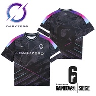 Rainbow Six Esports Professional Team DarkZero Club Jersey R6 Apex Game Customized Training Uniforms