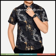 KEMEJA Slim Fit Men's Shirt / D444 Unique Luxury/ Slim Fit Men's Batik Shirt Good Quality
