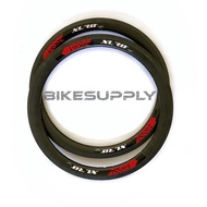 XLR8 BRAND BICYCLE RIMS 24 HOLES H HOLE DOUBLE WALL 16+ / 16 1 3/8 ORIGINAL QUALITY