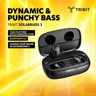 Tribit Solarbuds 3 Earbuds Wireless Bluetooth 5.2, TWS, Big Bass, Waterproof, 150H PlayTime