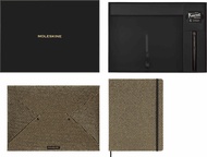 MOLESKINE金蔥禮盒/ KAWECO鋼筆+XL型無時效手帳硬殼/ 金