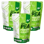 AW-Pea Protein Isolate, non-whey pea protein, not whey protein, size 2lbs (907 grams), SET of 3 bags