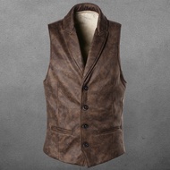 2022 Autumn And Winter Mens Fashionable Suede Single-breasted Vest Jacket 【JAN】