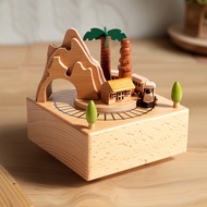 Music Box Wooden Music Box Carousel Music Toy